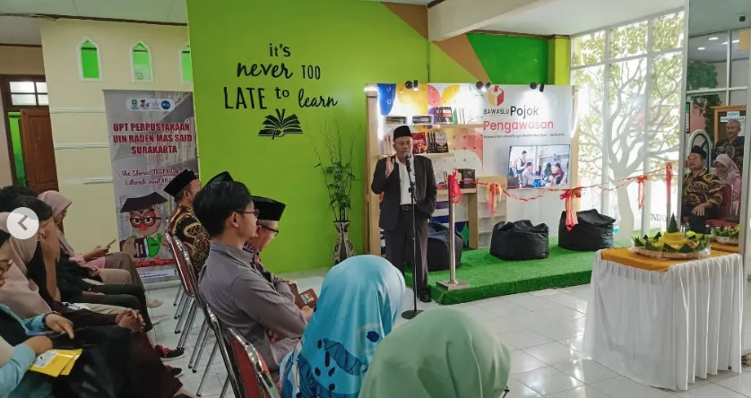 PPI Ikut Serta Resmikan Pojok Pengawasan Bawaslu di Perpustakaan UIN Surakarta